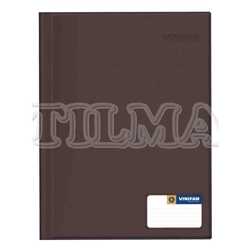 FOLDER DOBLE TAPA VINIFAN A4 GUSANO COLOR MARRON UND