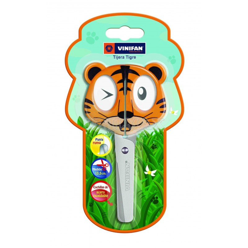 TIJERA VINIFAN FORMA TIGRE UND