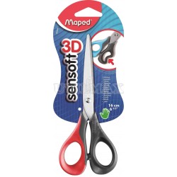 TIJERA MAPED SENSOFT 16 CM 6 UND