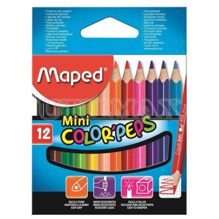 COLORES MAPED CORTO MINI X12 UND