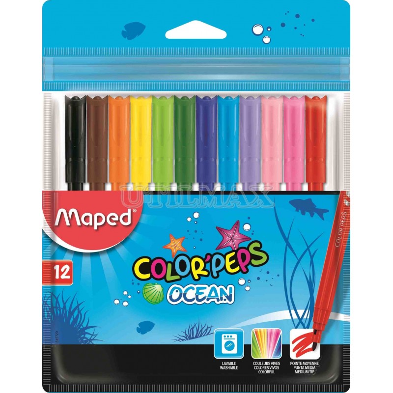 PLUMONES MAPED OCEAN X12 UND