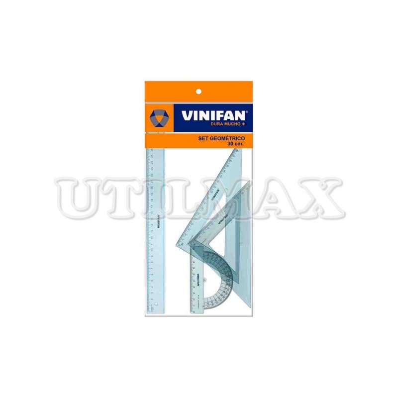 ESTUCHE GEOMETRICO VINIFAN 30CM UND
