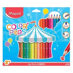 COLORES MAPED JUMBO MAXI X24 UND