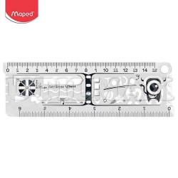 REGLA MAPED GEONOTE 15CM UND