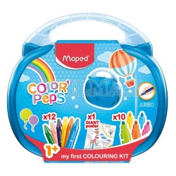 PACK MAPED MALETIN CRAYON +PLUMON JUMBO UND