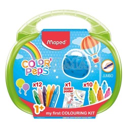 PACK MAPED MALETIN CRAYON +PLUMON JUMBO UND