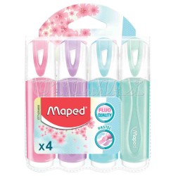 RESALTADOR MAPED CLASICO PASTEL FLUO PEPS BLISTERX4 UND