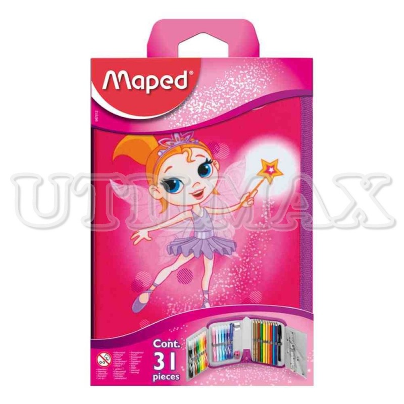 PACK MAPED CARTUCHERA 1PISO HADA UND
