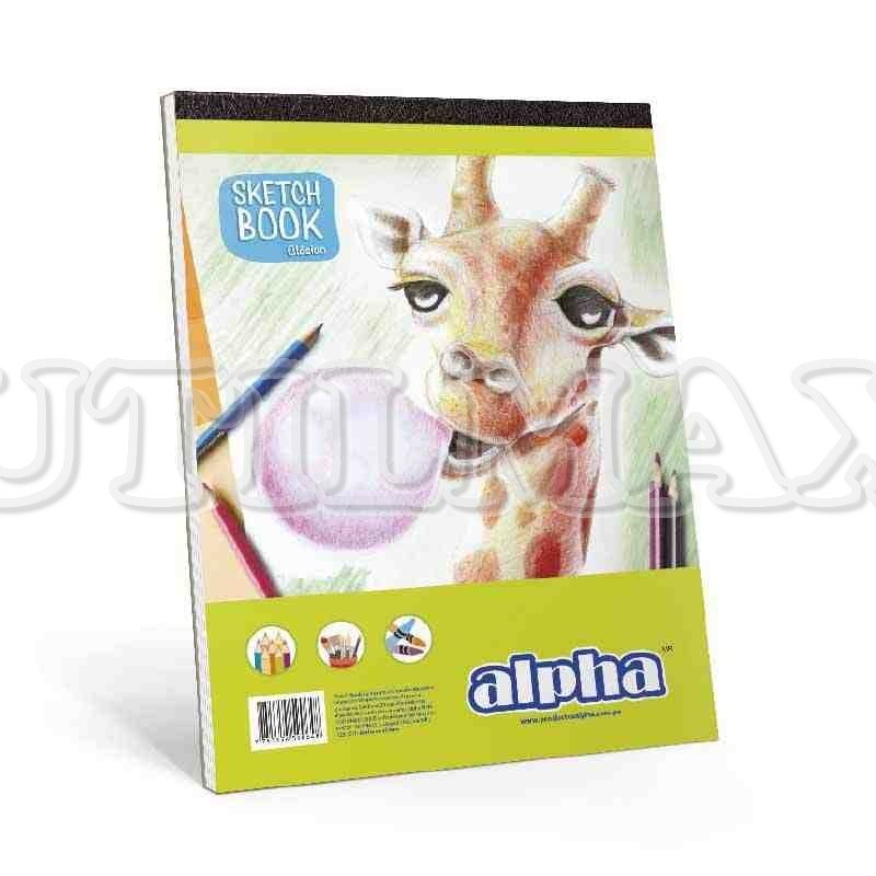 BLOCK SKETCH PEGADO ALPHA SIN MARCO 20H UND