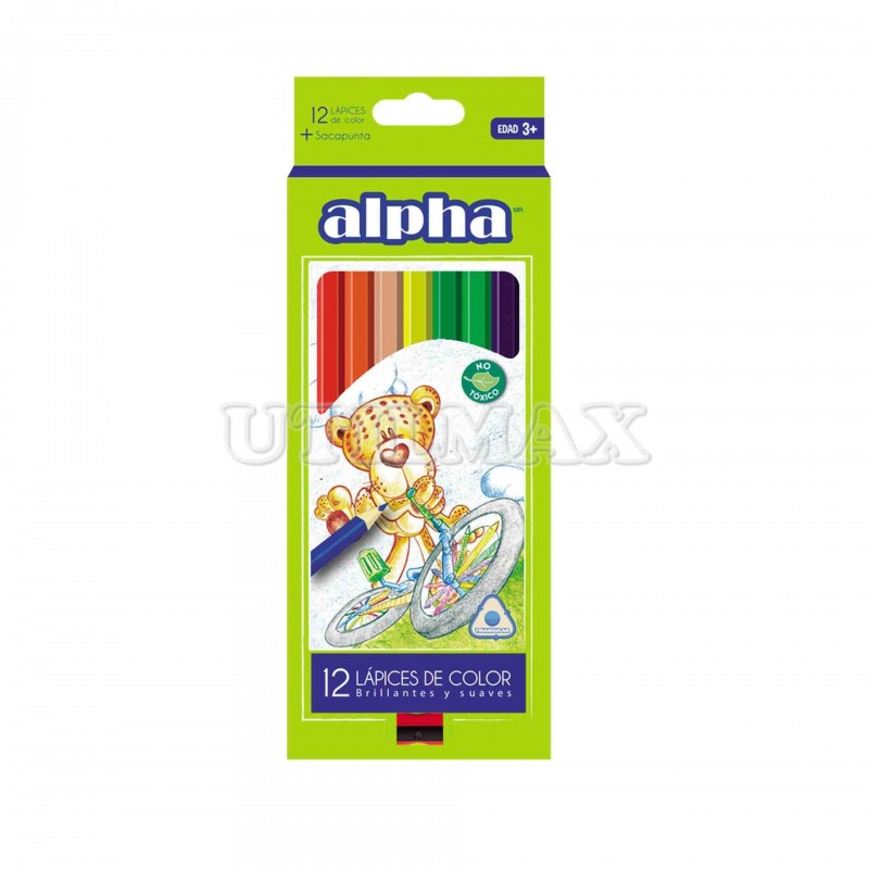 COLORES ALPHA LARGOS X12 UND