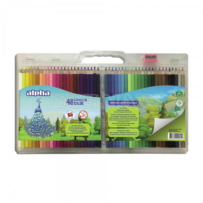 COLORES ALPHA LARGOS X48 UND