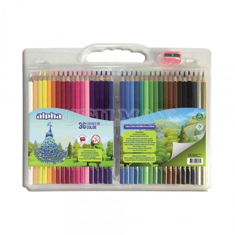 COLORES ALPHA LARGOS X36 UND