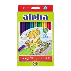 COLORES ALPHA LARGOS X36 UND