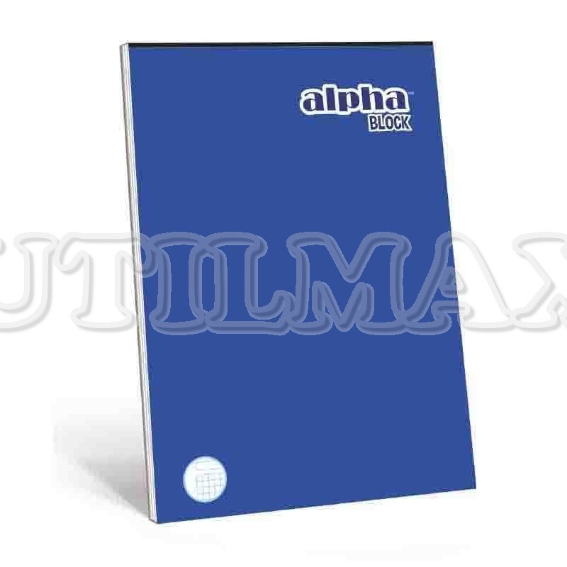 BLOCK ALPHA A4 SOLIDO CUADRICULADO UND